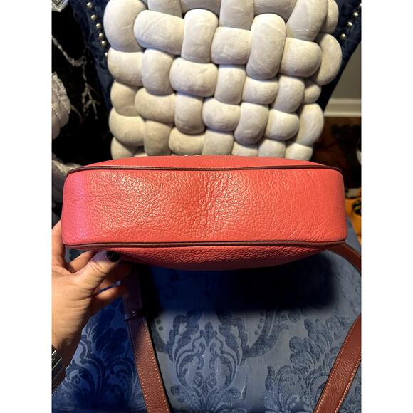 Coach Watermelon Strawberry Pink Ellie File Crossbody - Picture 3 of 14